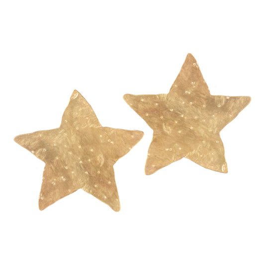 Gold Noor Star Earrings