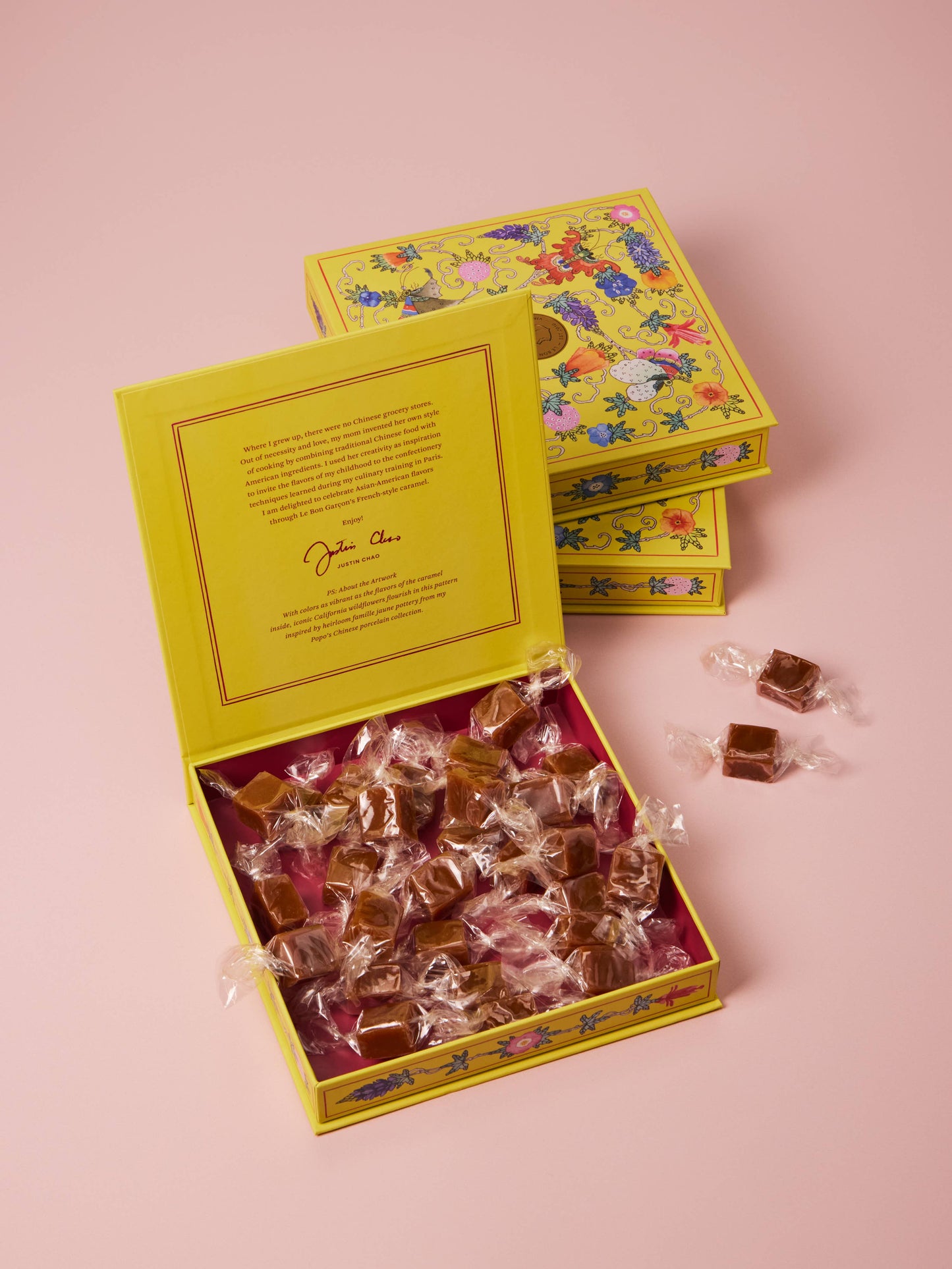 Bitten Peach Caramels 6 oz Gift Box