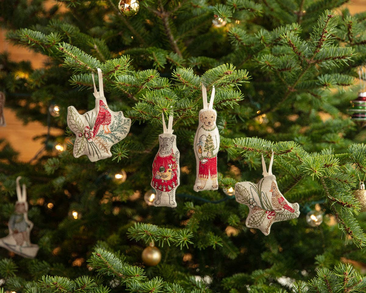 Cat with Gifts Ornament