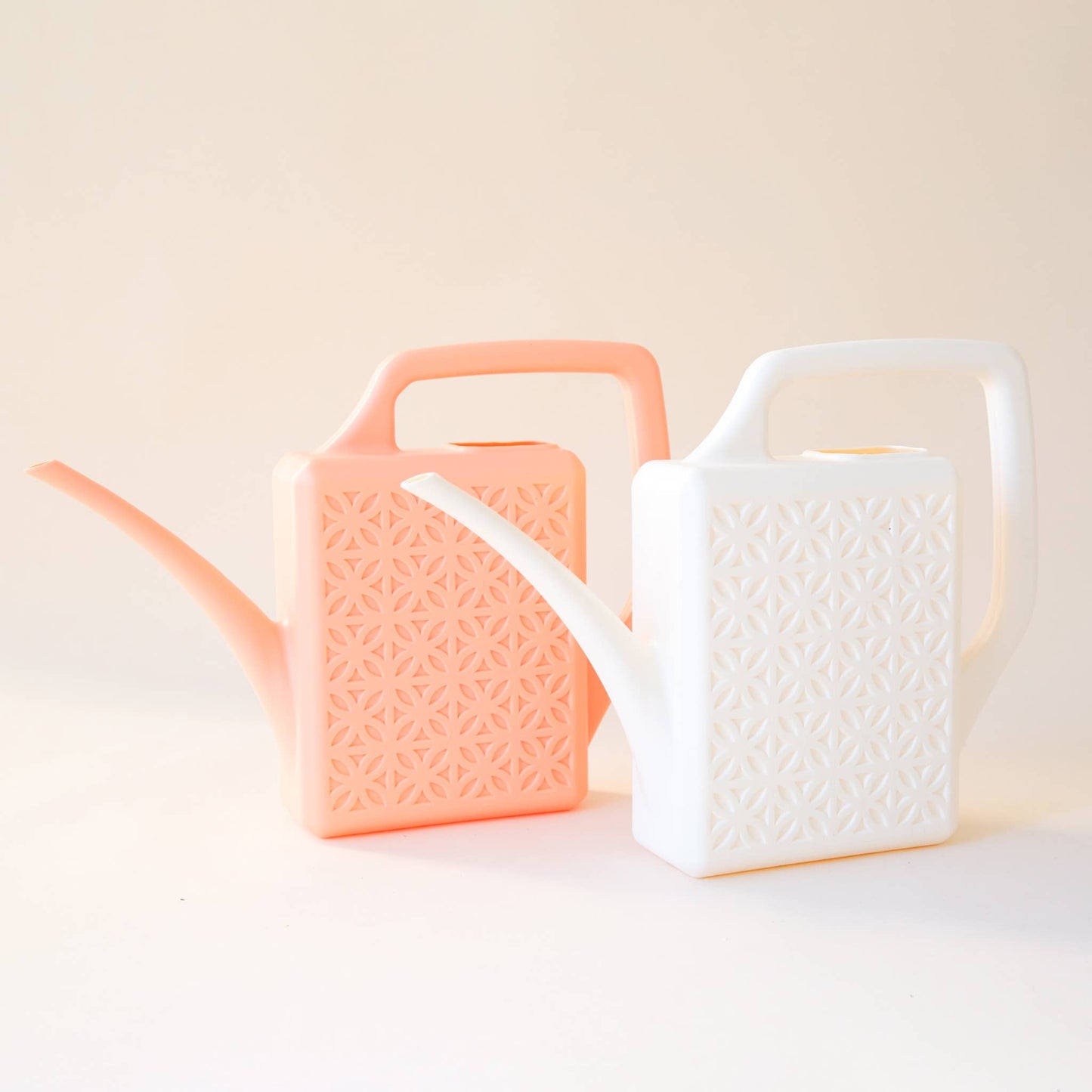 Breeze Block Watering Can - Peach