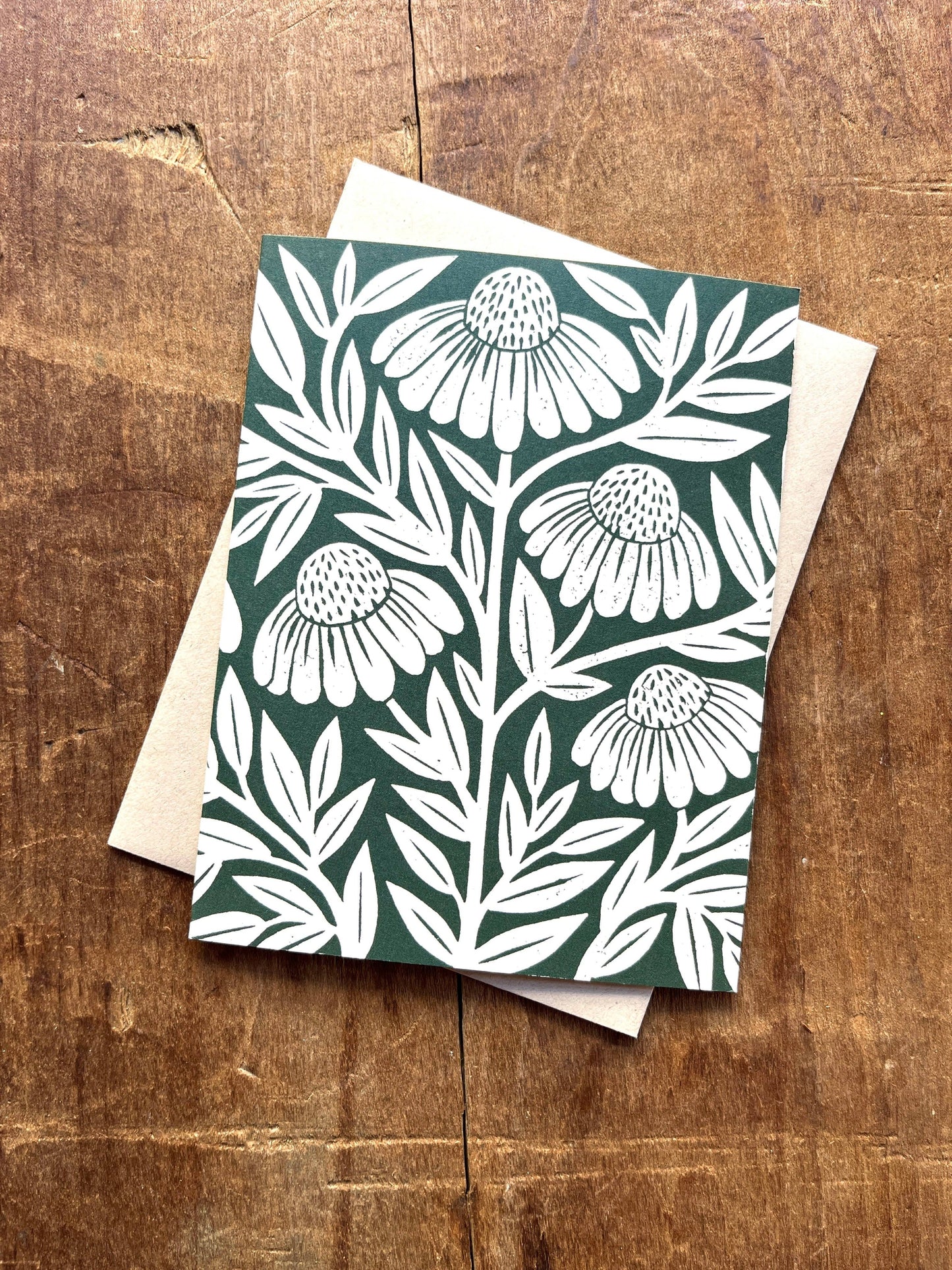 Echinacea Blank Greeting Card