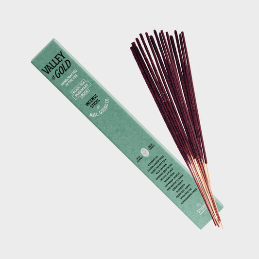 Valley of Gold Incense Sticks | Handmade | Rose & Earth