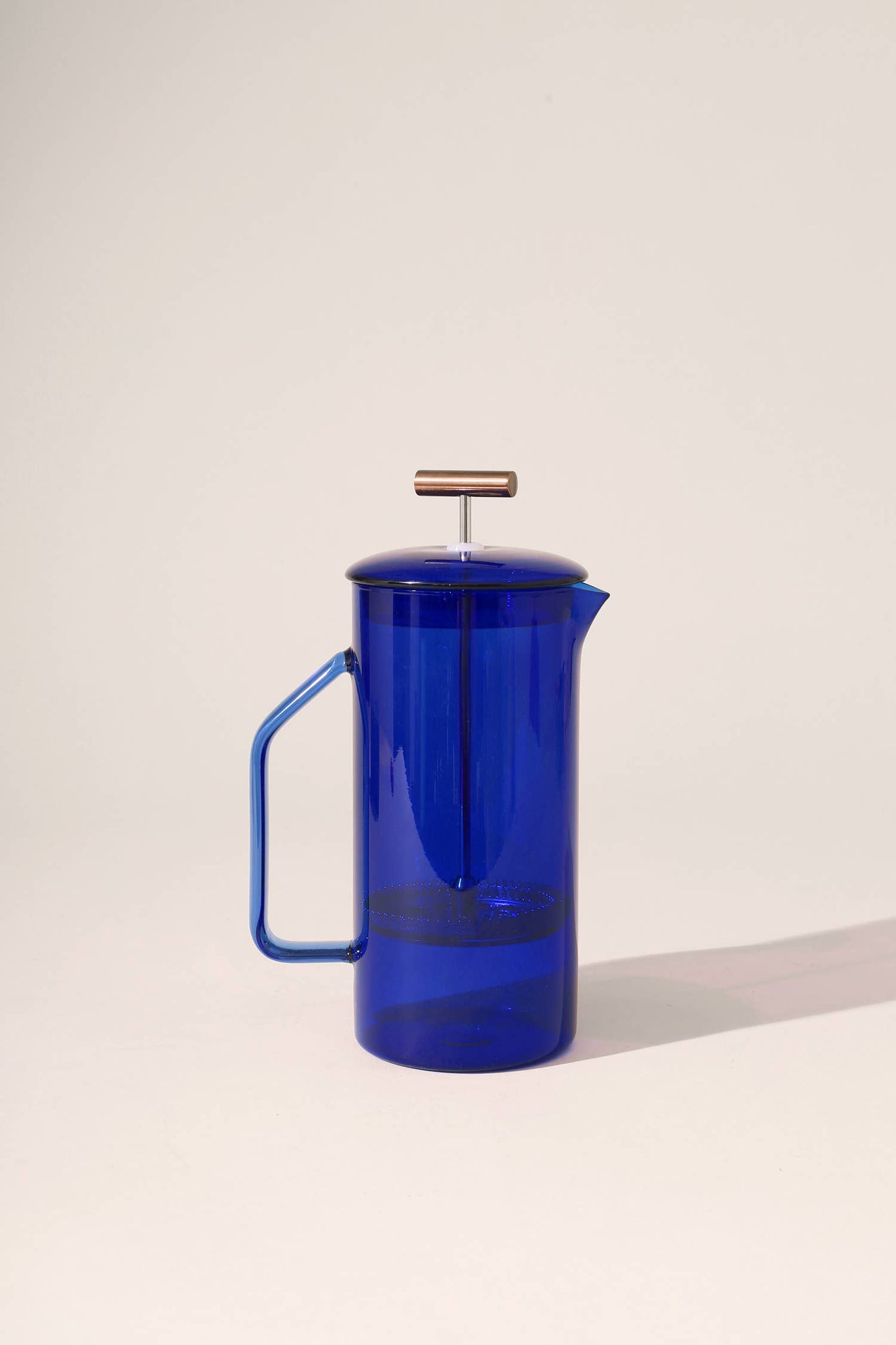 Cobalt Glass French Press