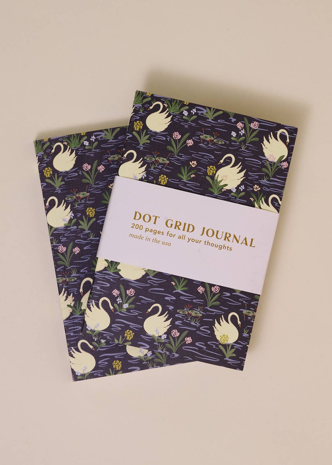 Peaceful Pond Perfect Bound Dot Grid Journal