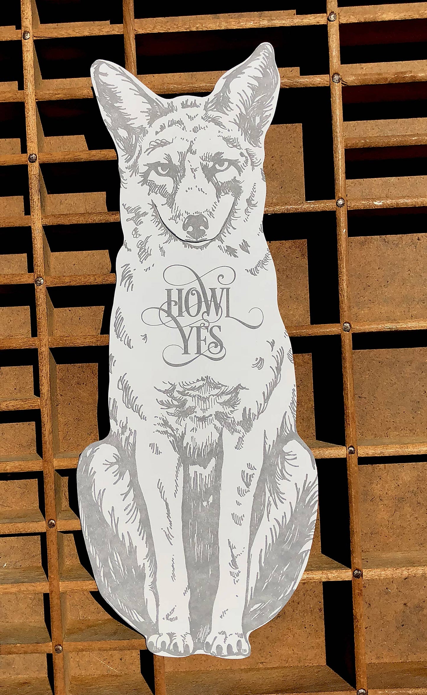 Howl yes grey fox gift card