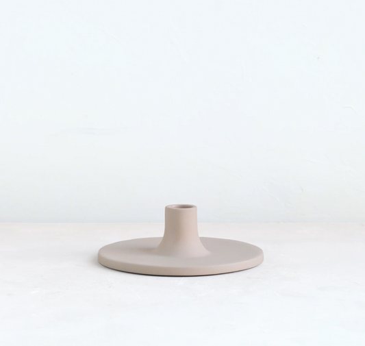 Ceramic Taper Holder, Sand