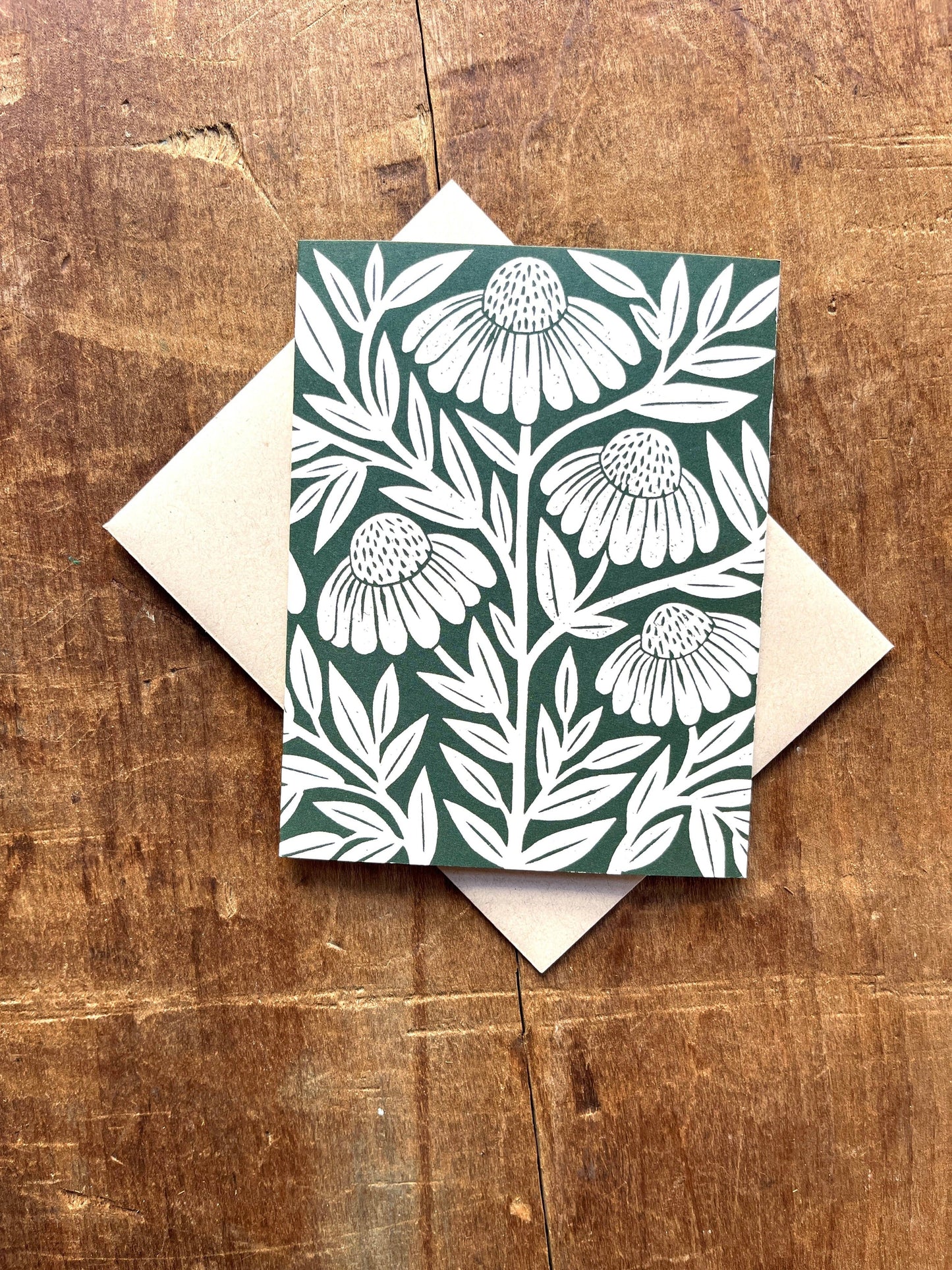 Echinacea Blank Greeting Card