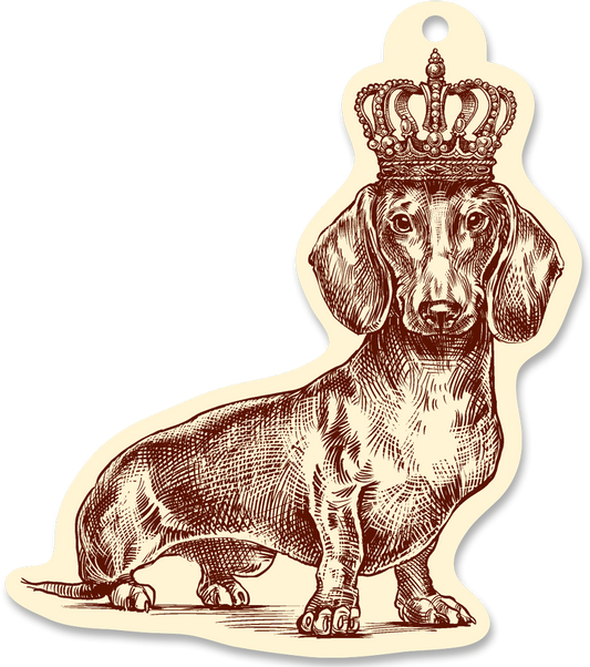 Royal Dachshund Ornament