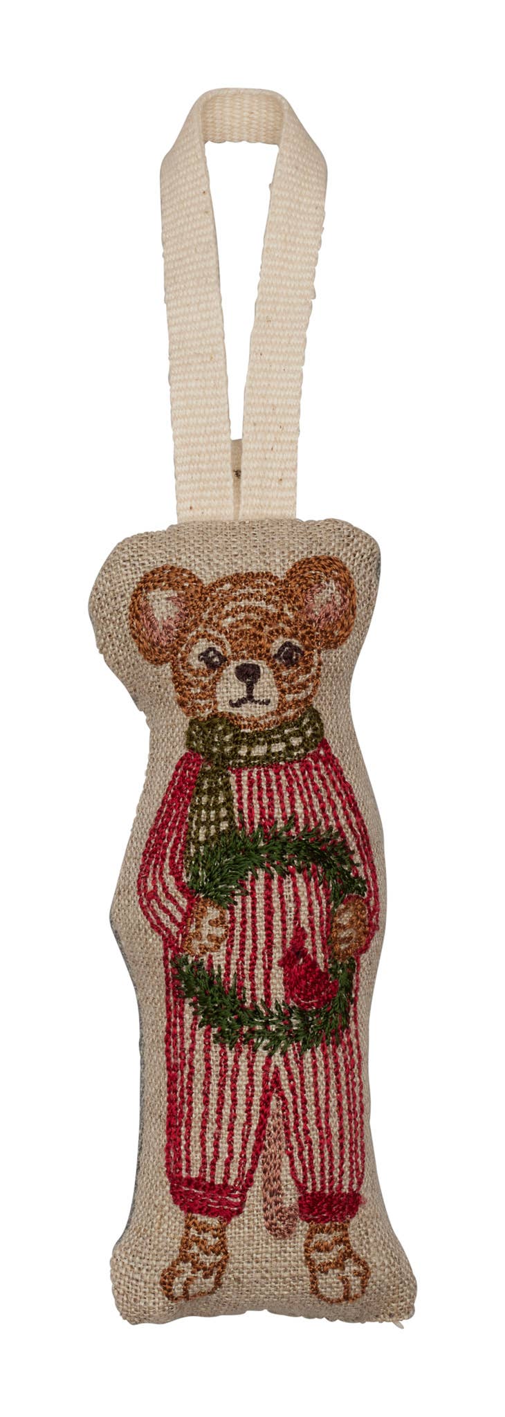 Mouse with Wreath Ornament