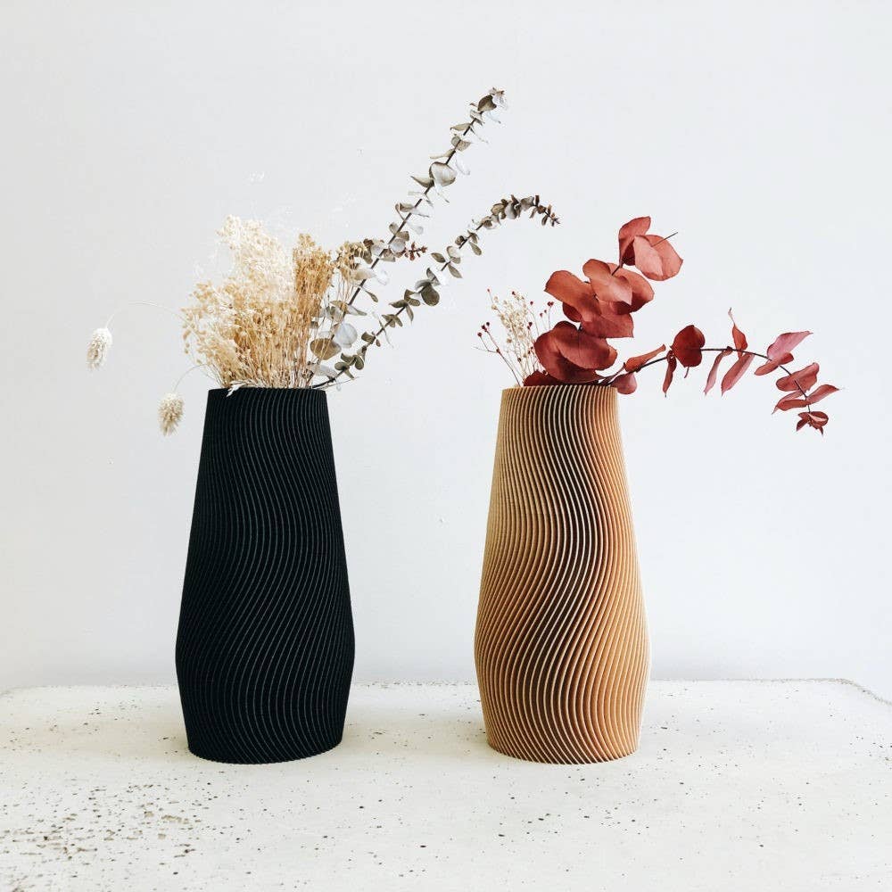 Wave Vase, perfect for Dried Flowers