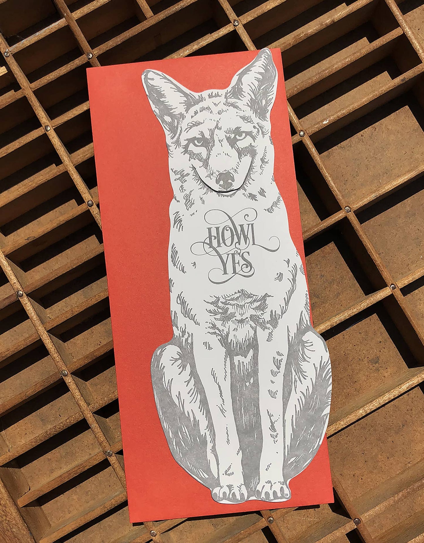 Howl yes grey fox gift card