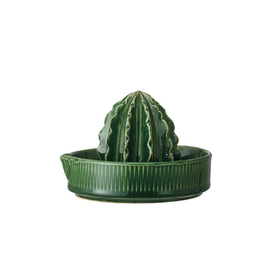 Stoneware Cactus Shaped Juicer