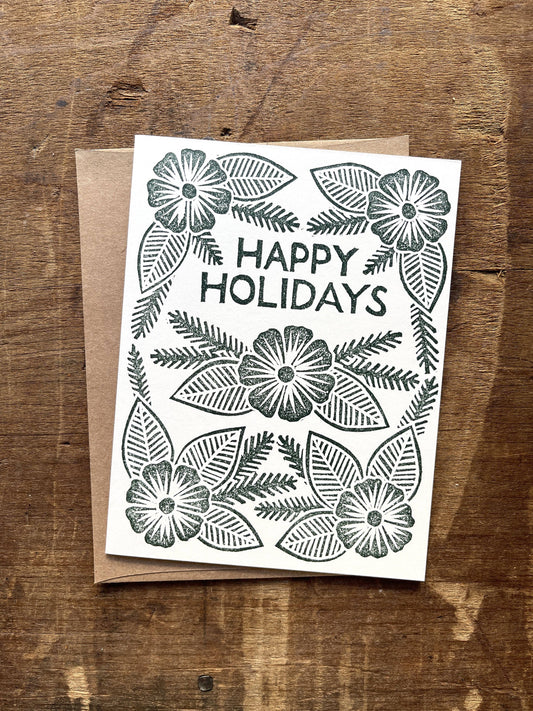 "Happy Holidays" Greeting Card