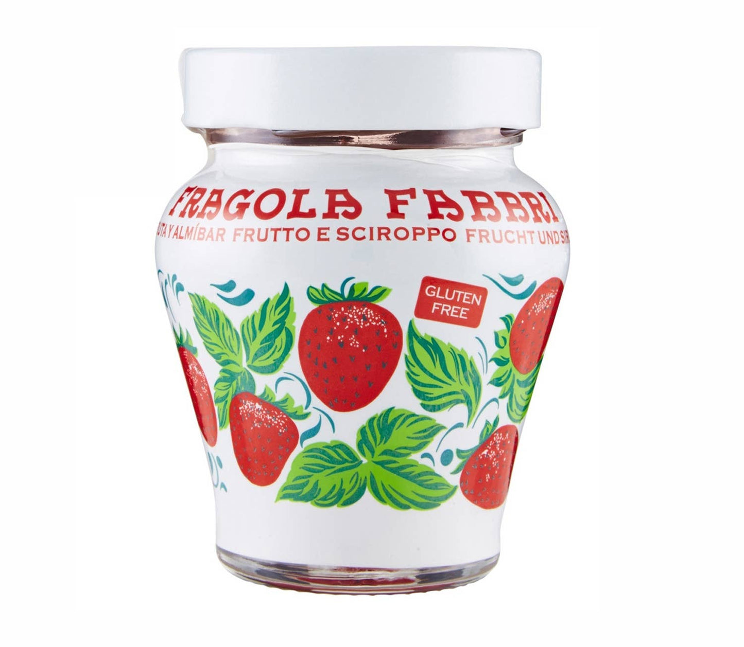 Wild Italian Strawberries in Syrup - Fabbri 230g glass jar