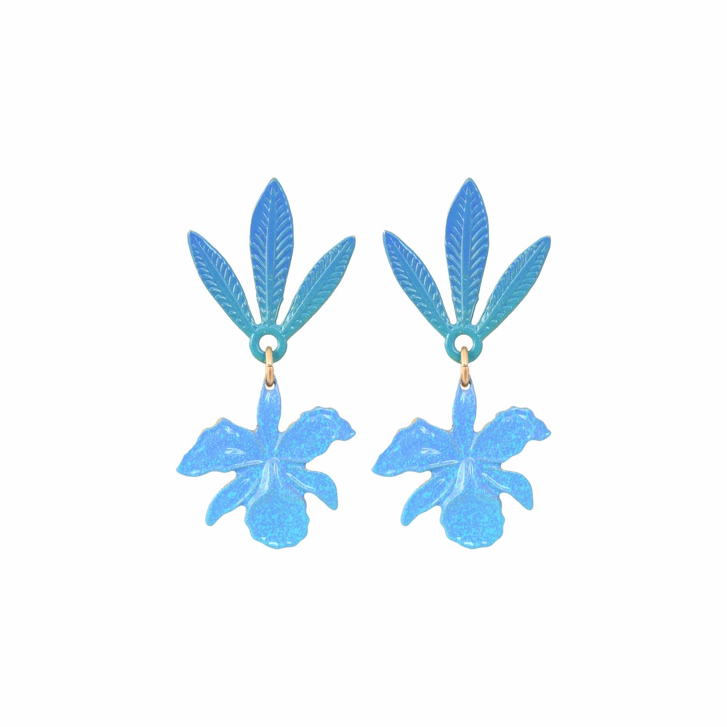 Ocean Orchid Earrings
