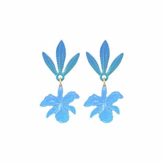 Ocean Orchid Earrings