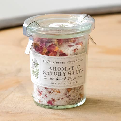 Tuscan Rose & Pink Peppercorn Savory Salt